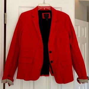 J Crew Schoolboy Blazer Red Size  10